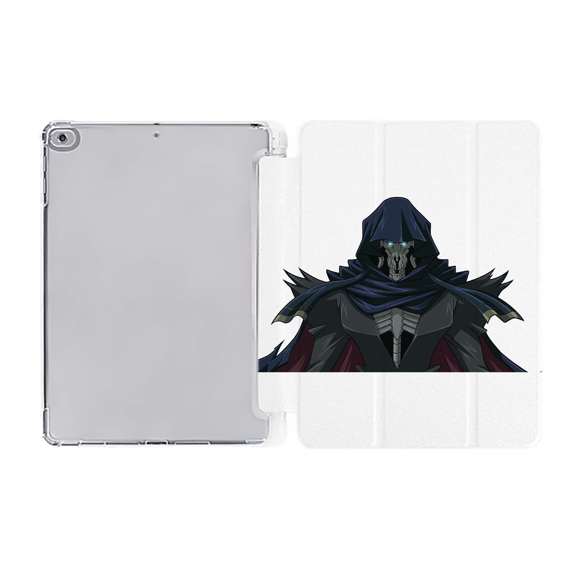 （画像用） 遊☆戯☆王 Yu-Gi-Oh! IPad ケース ペン収納付き 三つ折りスタンド PUレザー×シリコン 対応機種9.5/10.5/10.9インチ